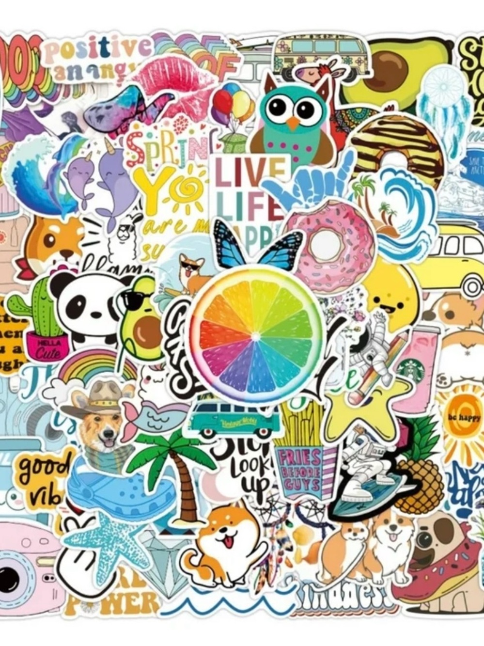 Colorful Sticker Packs - 200 pieces